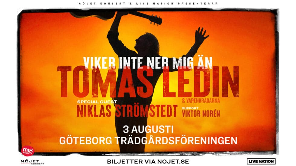 Biljetter till Tomas Ledin & Vapendragarna 2024 2025