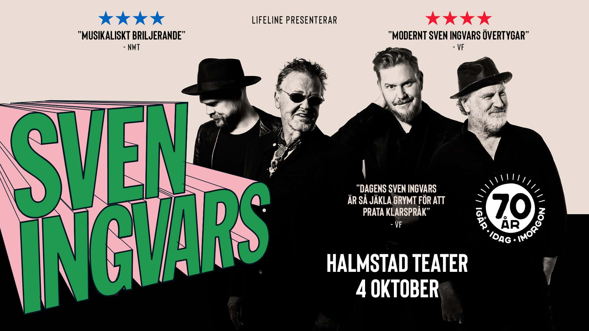Sven Ingvars Halmstad Teater 4 oktober 2026