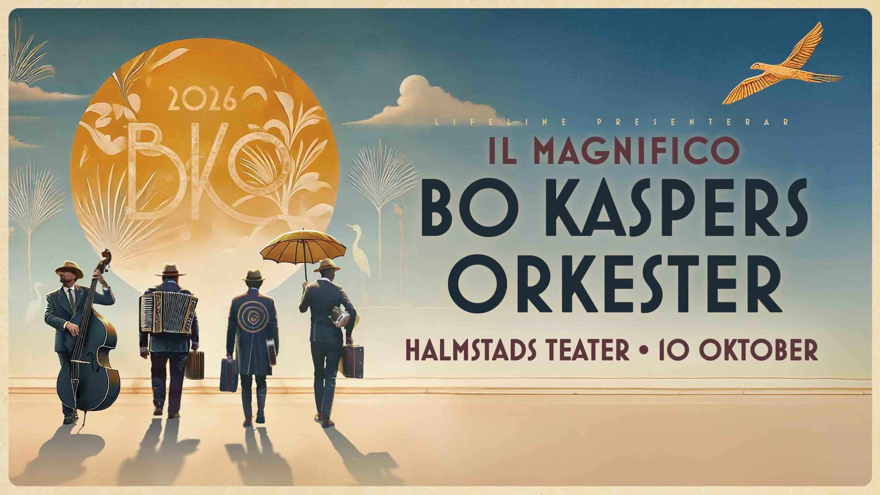Bo Kaspers Orkester Halmstad Teater 10 oktober 2026