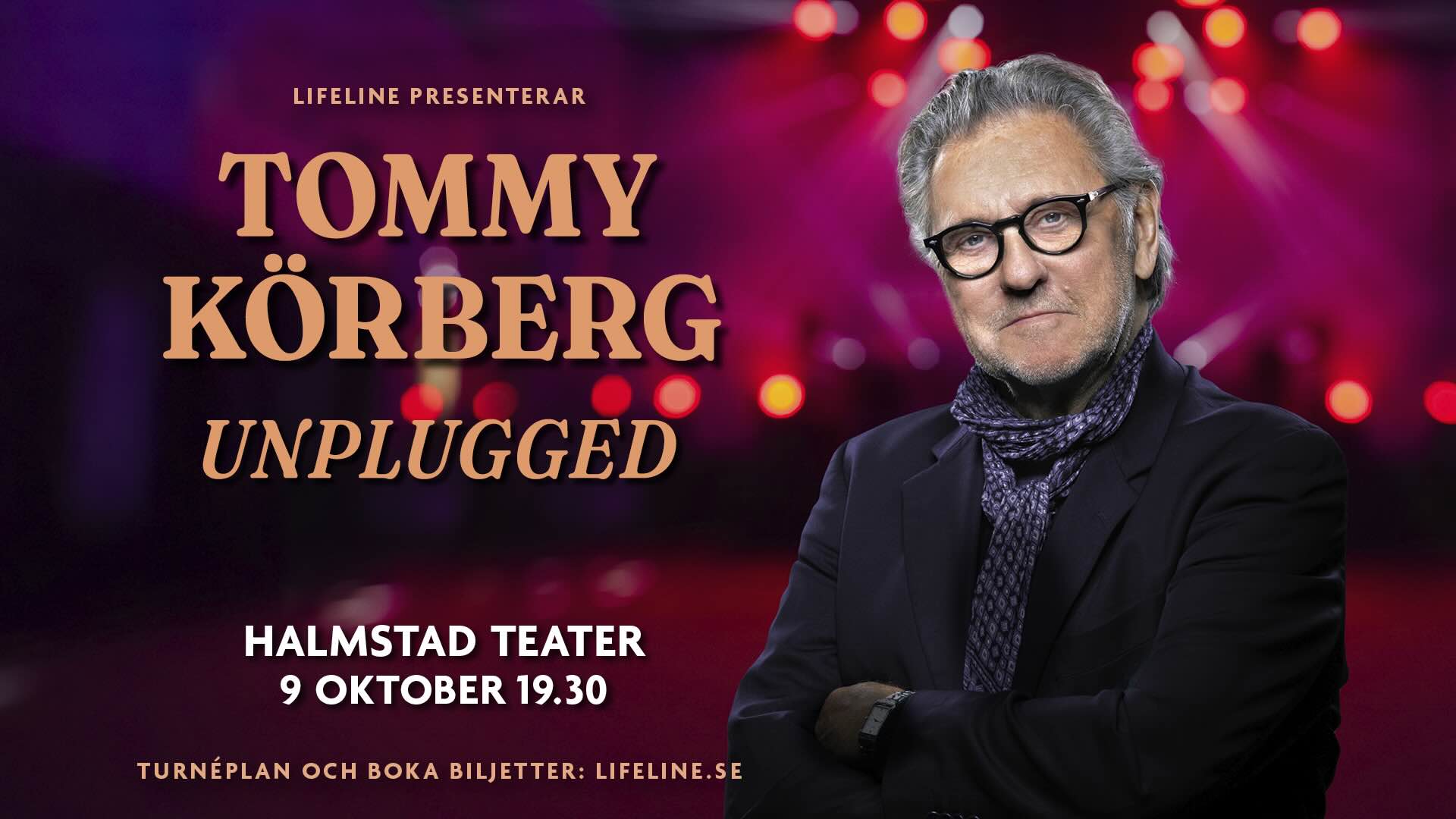Tommy Körberg Unplugged, Halmstad teater 9 oktober